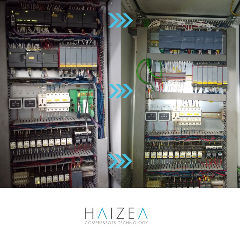 migración del sistema de control de los compresores 
